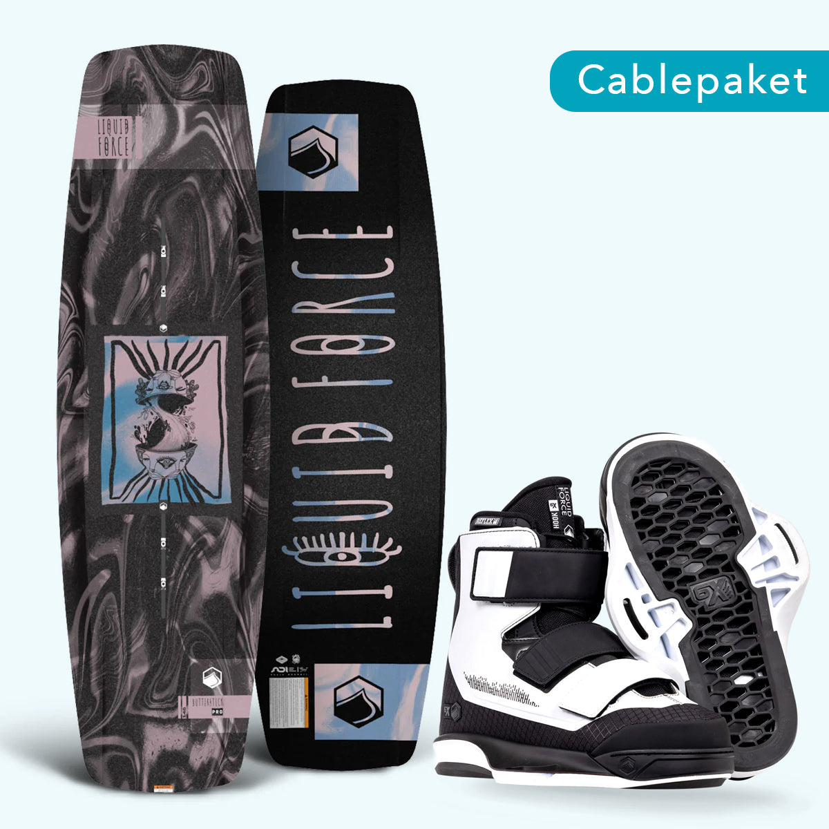 Liquid Force Butterstick Pro + LF Hook 6X - Cablepark-paket