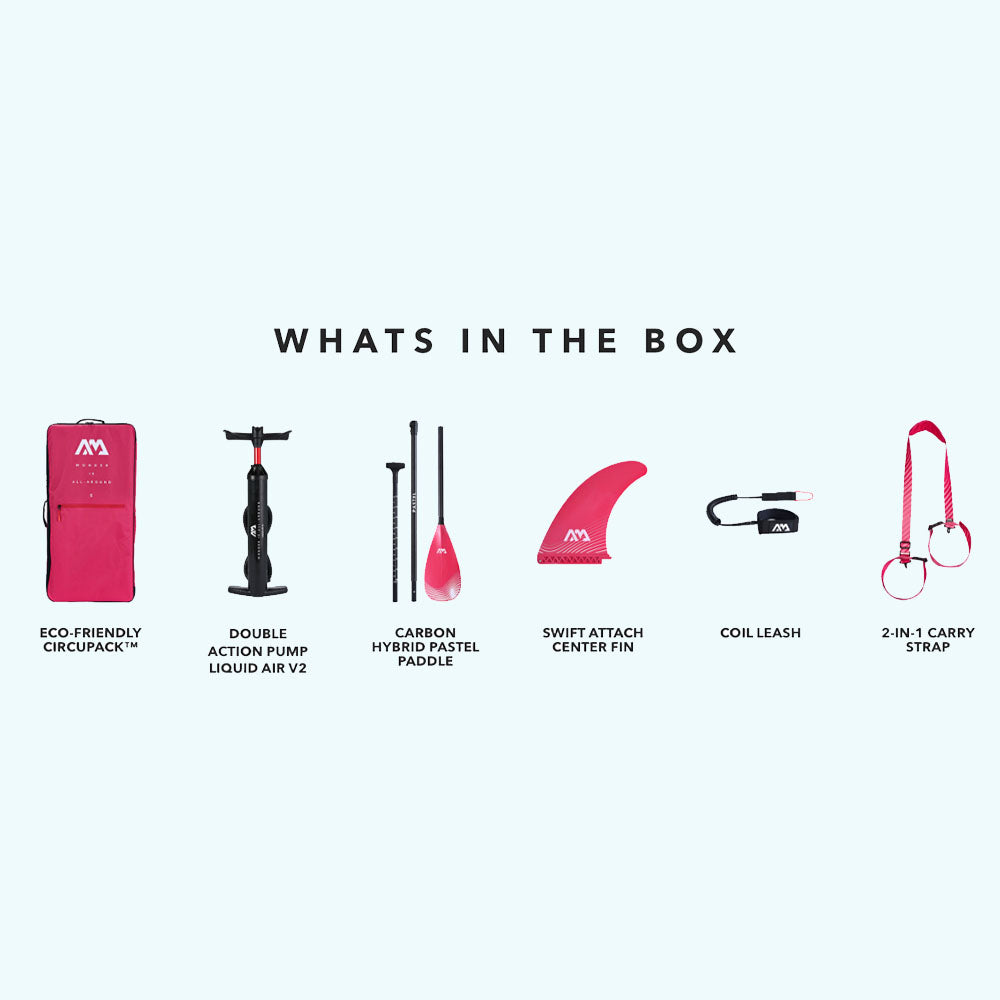 Aqua Marina Coral Raspberry 10'2" Sup