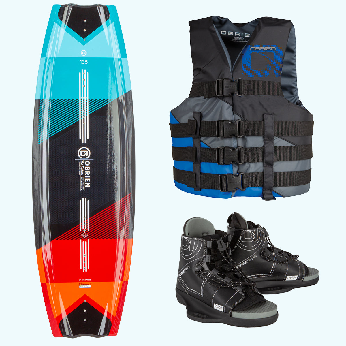 O'Brien System - Wakeboardpaket med Flytväst