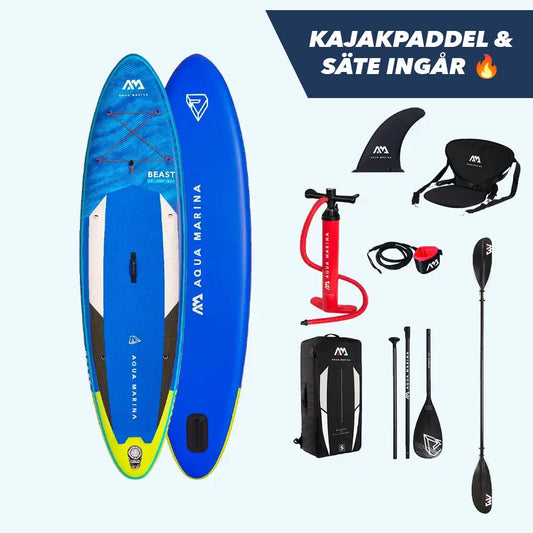 Aqua Marina Beast 10'6"  | Hybridpaket med kajakpaddel och säte