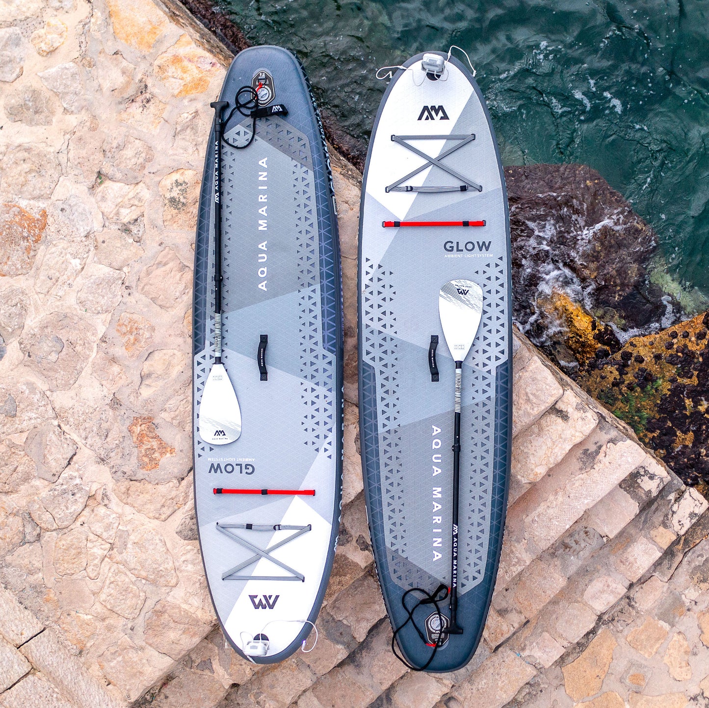 Aqua Marina Glow Sup med Ambient Light