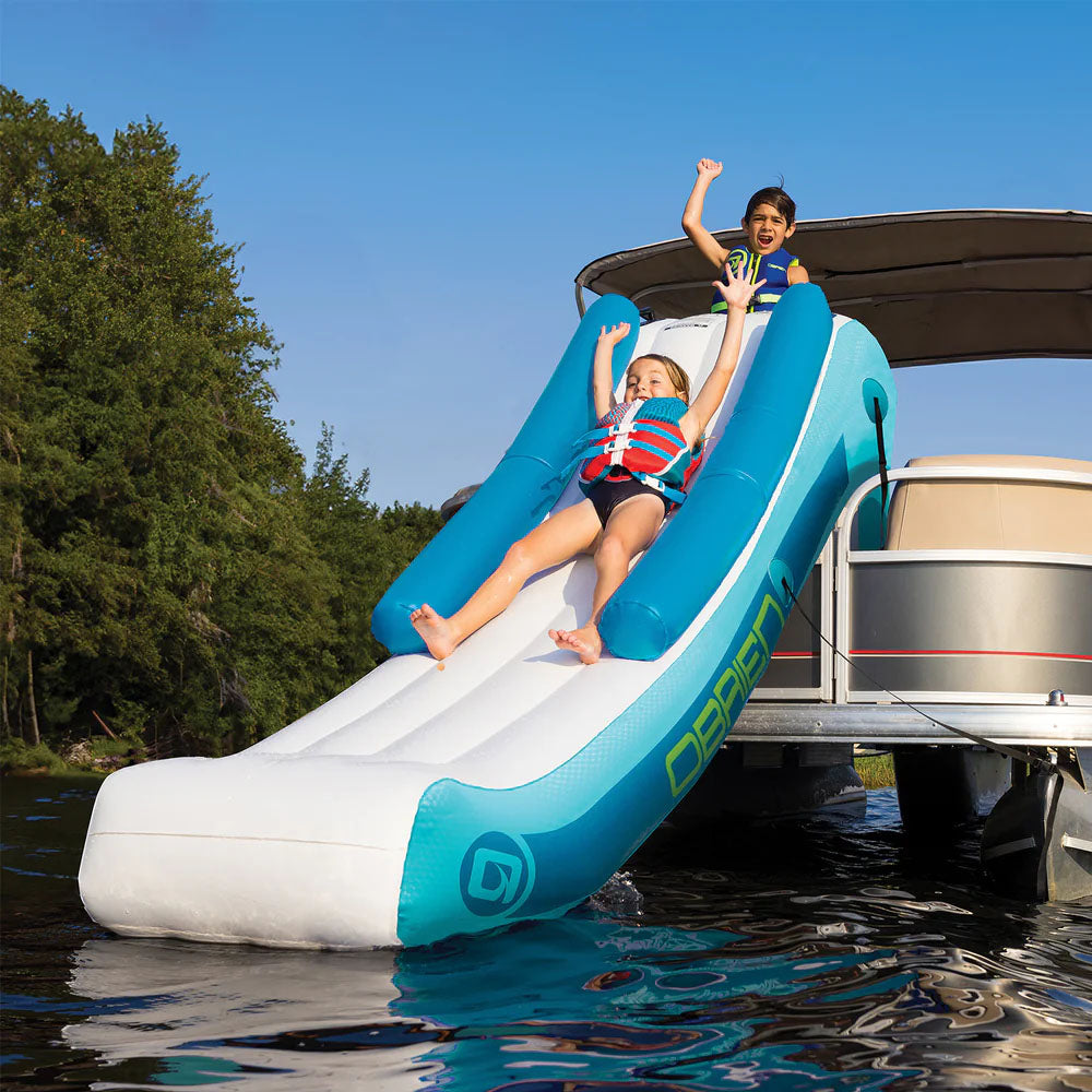 O'Brien Float Pontoon Slide - Uppblåsbar rutschkana