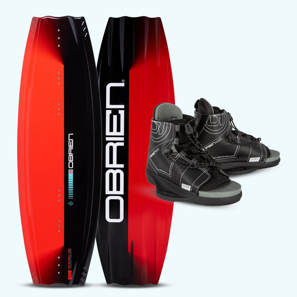 O'Brien System + Clutch-bindningar - Wakeboardpaket för nybörjaren