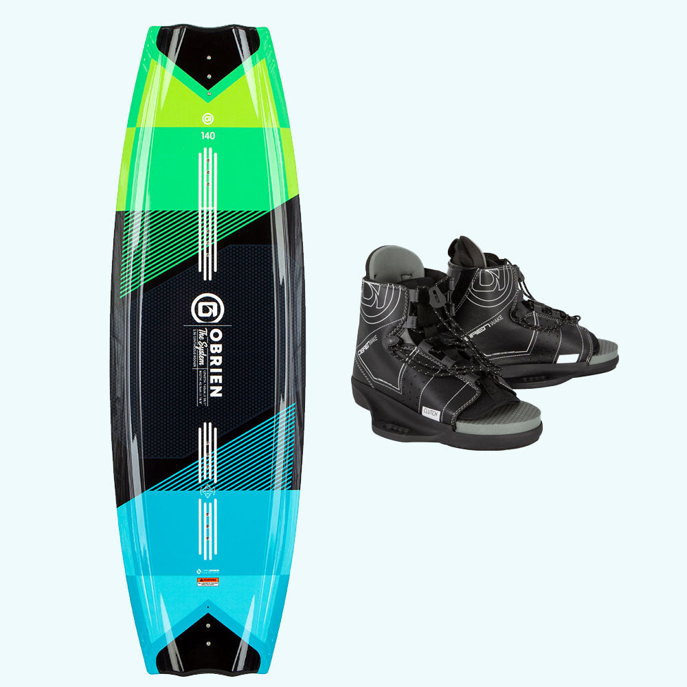 O'Brien System + Clutch Wakeboardbindning