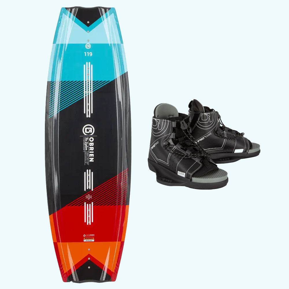 O'Brien System + Clutch Wakeboardbindning