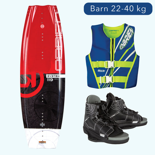 O'Brien System - Komplett Wakeboardpaket för Barn 22-40 kg