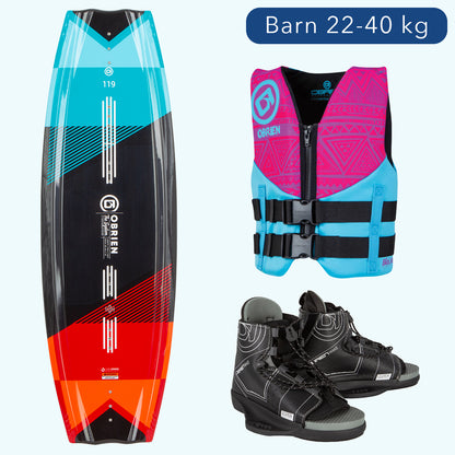 O'Brien System 119 cm - Wakeboardpaket Barn 22-40 kg