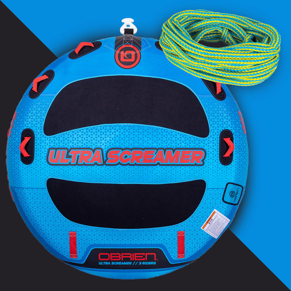 O'Brien Ultra Screamer + 4p lina | Tub-paket för 3 personer